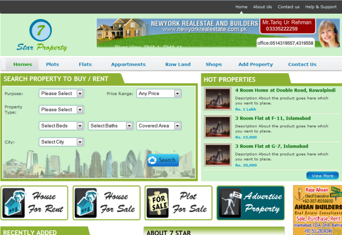 Property Searching website