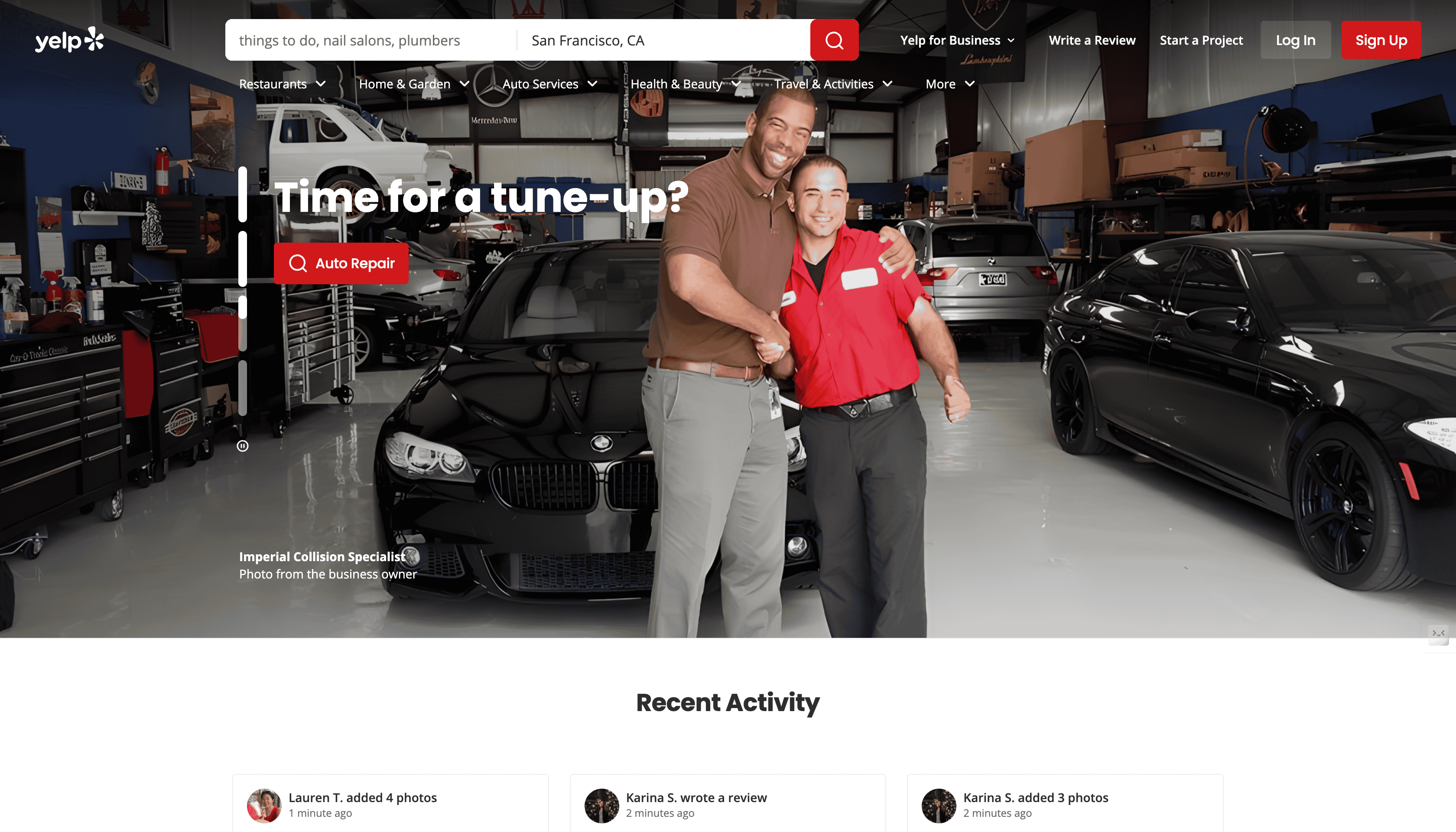 Yelp website data extraction